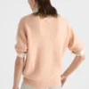 Jersey de cuello redondo de lana y cachemira
