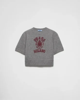 Jersey de intarsia de lana y cachemira