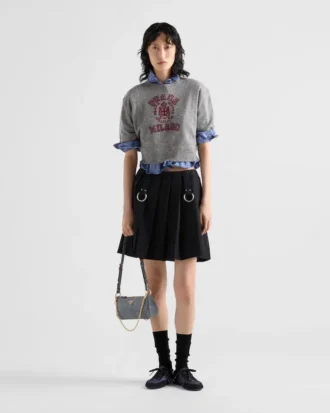Jersey de intarsia de lana y cachemira