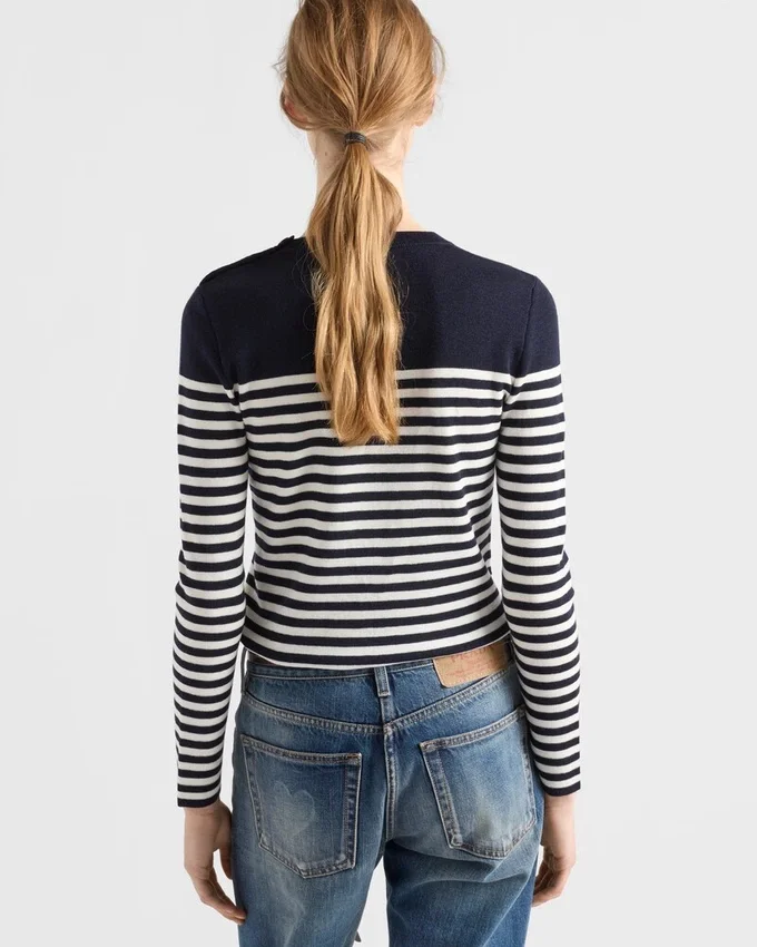 Jersey de lana a rayas Jersey de lana a rayas