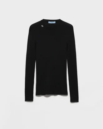 Jersey de lana de cuello redondo