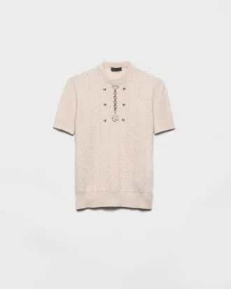 Jersey de lana de cuello redondo