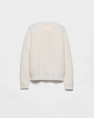 Jersey de lana de cuello redondo