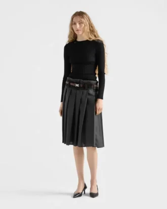 Jersey de lana de cuello redondo