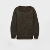 Jersey de lana Shetland de cuello ancho Jersey de lana Shetland de cuello ancho