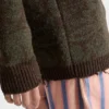 Jersey de lana Shetland de cuello ancho Jersey de lana Shetland de cuello ancho