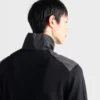 Jersey de lana superfina con media cremallera Jersey de lana superfina con media cremallera