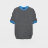 Jersey de manga corta de cachemira y jersey Jersey de manga corta de cachemira y jersey