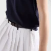 Jersey de seda de cuello redondo Jersey de seda de cuello redondo