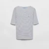 Jersey de viscosa con cuello barco Jersey de viscosa con cuello barco