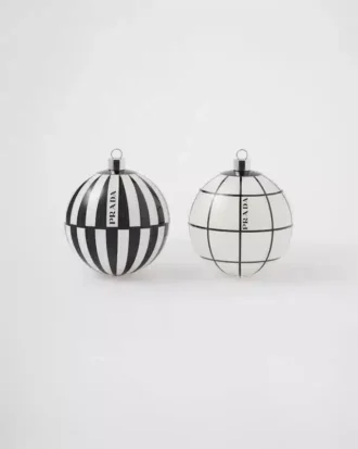 Juego de adornos navideños de cristal