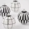 Juego de adornos navideños de cristal Juego de adornos navideños de cristal