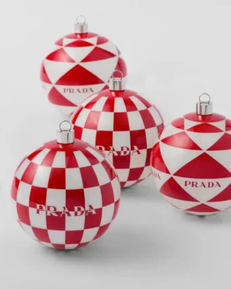 Juego de adornos navideños de cristal