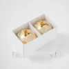 Juego de adornos navideños de cristal Juego de adornos navideños de cristal