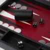Juego de backgammon de piel Saffiano Juego de backgammon de piel Saffiano