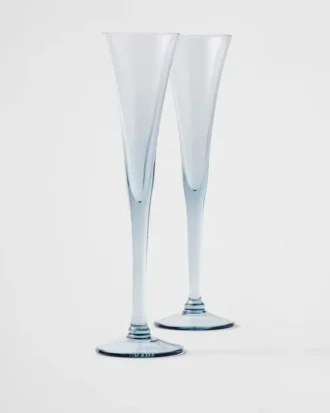 Juego de dos copas de cristal – New York
