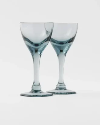 Juego de dos copas de licor de cristal – Nueva York