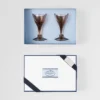 Juego de dos copas de licor de cristal – Nueva York Juego de dos copas de licor de cristal – Nueva York
