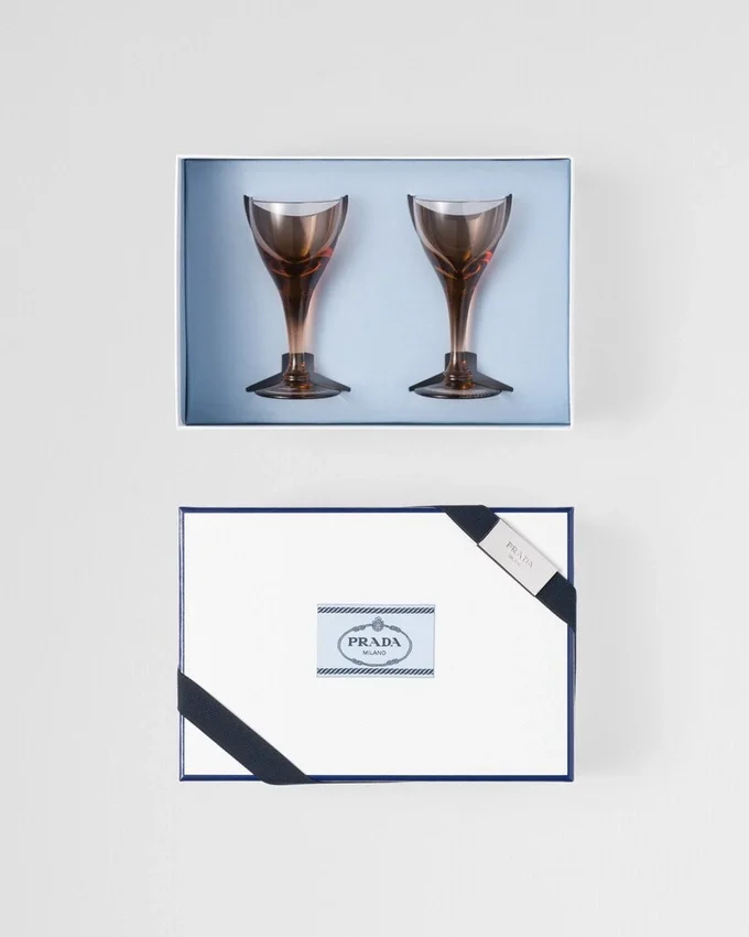 Juego de dos copas de licor de cristal – Nueva York Juego de dos copas de licor de cristal – Nueva York