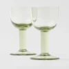 Juego de dos copas de vino blanco de cristal – Plinth Juego de dos copas de vino blanco de cristal – Plinth