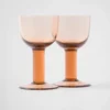 Juego de dos copas de vino blanco de cristal – Plinth Juego de dos copas de vino blanco de cristal – Plinth