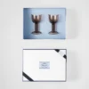 Juego de dos copas de vino blanco de cristal – Plinth Juego de dos copas de vino blanco de cristal – Plinth