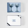 Juego de dos copas de vino de cristal – Nueva York Juego de dos copas de vino de cristal – Nueva York
