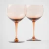 Juego de dos copas de vino tinto de cristal – Nueva York Juego de dos copas de vino tinto de cristal – Nueva York