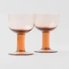 Juego de dos copas de vino tinto de cristal – Plinth Juego de dos copas de vino tinto de cristal – Plinth