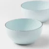 Juego de dos cuencos de porcelana – Celadón