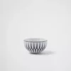 Juego de dos cuencos de porcelana para arroz o cereales – Rayas