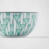 Juego de dos cuencos de porcelana para arroz o cereales – Verde Viena