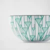 Juego de dos cuencos de sopa de porcelana – Verde Viena