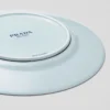 Juego de dos platos de postre de porcelana – Celadón Juego de dos platos de postre de porcelana – Celadón