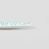 Juego de dos platos de postre de porcelana – Verde Viena