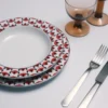 Juego de dos platos hondos de porcelana – Vienna Red Juego de dos platos hondos de porcelana – Vienna Red