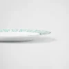 Juego de dos platos llanos de porcelana – Verde Viena Juego de dos platos llanos de porcelana – Verde Viena