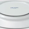Juego de dos platos llanos de porcelana – Verde Viena Juego de dos platos llanos de porcelana – Verde Viena