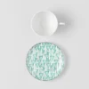 Juego de dos tazas de capuchino de porcelana – Verde Viena Juego de dos tazas de capuchino de porcelana – Verde Viena