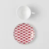 Juego de dos tazas de capuchino de porcelana – Vienna Red Juego de dos tazas de capuchino de porcelana – Vienna Red