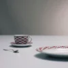 Juego de dos tazas de capuchino de porcelana – Vienna Red Juego de dos tazas de capuchino de porcelana – Vienna Red