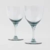 Juego de dos vasos de agua de cristal – Nueva York Juego de dos vasos de agua de cristal – Nueva York