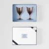 Juego de dos vasos de agua de cristal – Nueva York Juego de dos vasos de agua de cristal – Nueva York