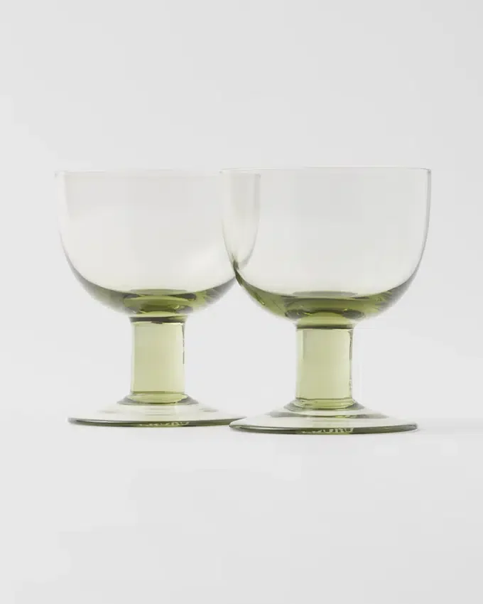 Juego de dos vasos de agua de cristal – Plinth Juego de dos vasos de agua de cristal – Plinth