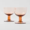 Juego de dos vasos de agua de cristal – Plinth Juego de dos vasos de agua de cristal – Plinth