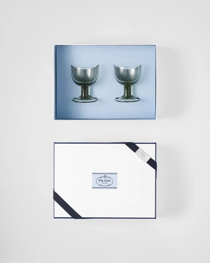 Juego de dos vasos de agua de cristal – Plinth Juego de dos vasos de agua de cristal – Plinth