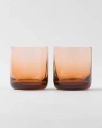 Juego de dos vasos de cristal – Plinth