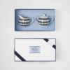 Juego de jarra de leche y azucarero de porcelana – Tablero de ajedrez Juego de jarra de leche y azucarero de porcelana – Tablero de ajedrez