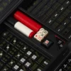 Juego de mahjong de piel Saffiano Juego de mahjong de piel Saffiano