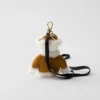 Llavero con charm de robot de piel de oveja suave Llavero con charm de robot de piel de oveja suave